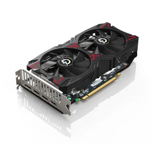 PELADN RX 5500 XT 8G GDDR6 Dual Fan Black Gaming Graphics Card 