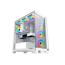 Xigmatek Endorphin Ultra Arctic Mid Tower RGB Gaming Case