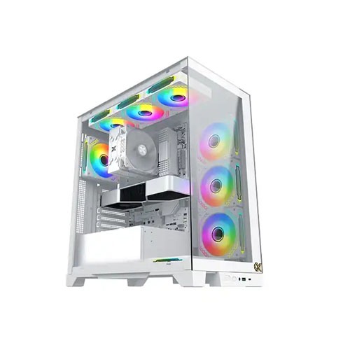 Xigmatek Endorphin Ultra Arctic Mid Tower RGB Gaming Case