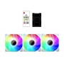 1st Player FIS ARGB 120mm (3xFAN) White Casing Cooling Fan with Controller & HUB