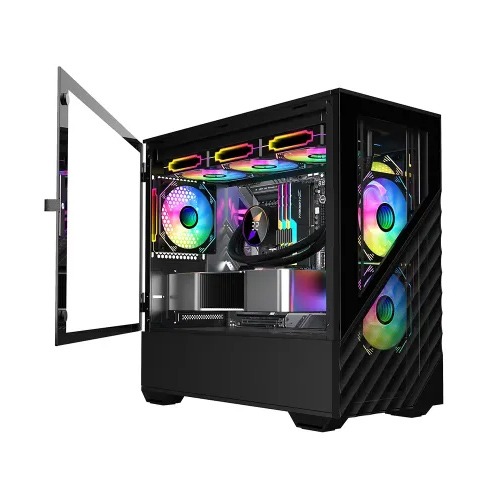 1STPLAYER D7 ATX Gaming Casing Black