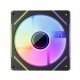1stPlayer FC7 3 in 1 120mm ARGB Case Fans with Remote and Hub Black