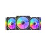 1stPlayer FC7 3 in 1 120mm ARGB Case Fans with Remote and Hub Black