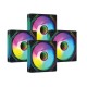 PC POWER IRISH INFINITY BK 4 IN 1 F40 ARGB FAN
