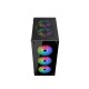 Aptech 305 Glass New Gaming Case-Black