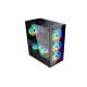 Aptech AP-8307B ARGB Gaming Casing- Black