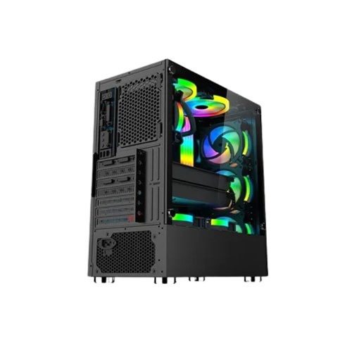 APTECH AP-8308B ARGB GAMING CASE (BLACK)