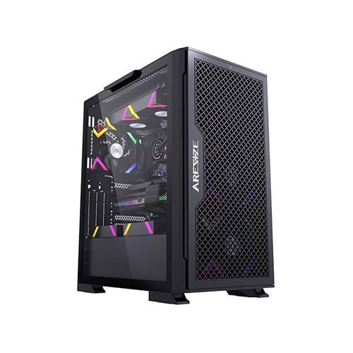 Aresze KT02B Mid-Tower Black Gaming Casing