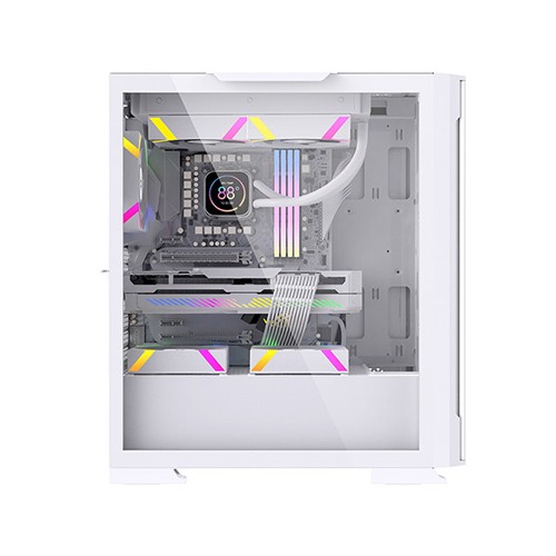 Aresze KT02W Mid-Tower White Gaming Casing