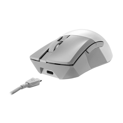 ASUS ROG p711 Gladius III Wireless Gaming Mouse (White)