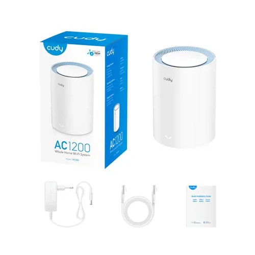 Cudy M1200 AC1200 Whole Home Mesh WiFi Router (1 Pack)