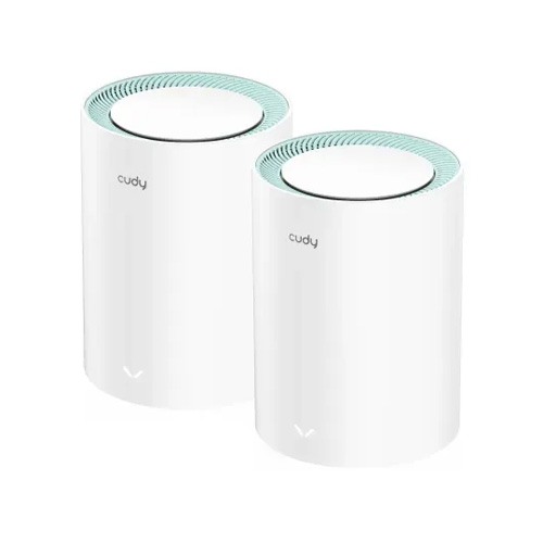 Cudy M1300 AC1200 1200mbps Gigabit Whole Home Mesh WiFi Router (2 Pack)