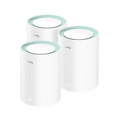 Cudy M1300 AC1200 1200mbps Gigabit Whole Home Mesh WiFi Router (3 Pack)