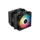 DEEPCOOL AG620 BK ARGB DUAL TOWER CPU COOLER