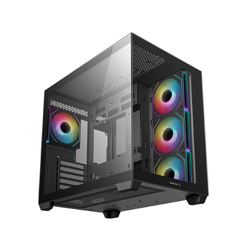 DEEPCOOL CG530 (4 FAN) MID TOWER ATX CASING - BLACK