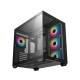 DEEPCOOL CG530 (4 FAN) MID TOWER ATX CASING - BLACK