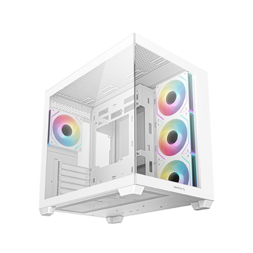 DEEPCOOL CG530 (4 FAN) MID TOWER ATX CASING - WHITE