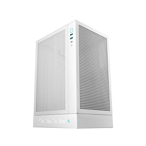 Deepcool CH170 Digital Mini Tower White Mini-ITX Gaming Desktop Casing