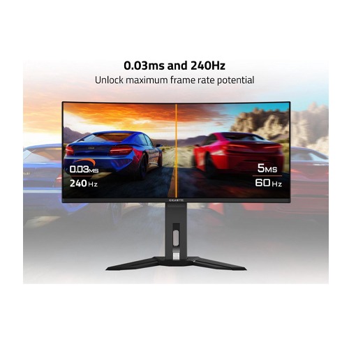 GIGABYTE MO34WQC2-34 inch QD-OLED Curved Gaming Monitor