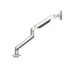 KLC DS150 SILVER BODY SILVER Monitor Desk Mount Stand