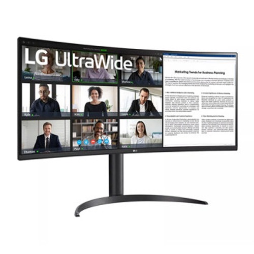 LG 34WR55QK-B 34-inch WQHD 100Hz UltraWide Curved Monitor