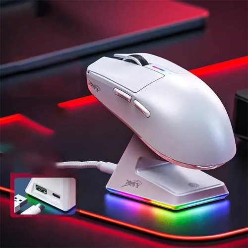 LINGBAO M6 Wireless Tri-Mode Gaming Mouse With Dock