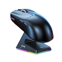 LINGBAO M6 Wireless Tri-Mode Gaming Mouse With Dock