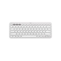 Logitech Pebble Keys 2 K380S Bluetooth Multi Device Tonal White Keyboard