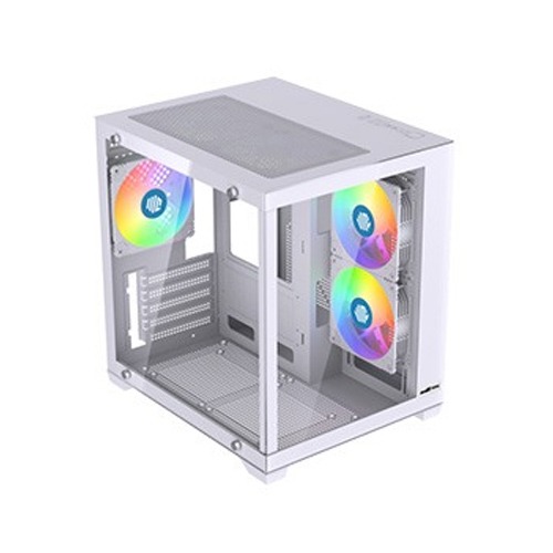 Maxcool Inferno MC5 Micro ATX Gaming Computer Case (White)