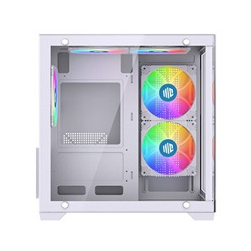 Maxcool Inferno MC5 Micro ATX Gaming Computer Case (White)