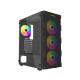 MaxGreen PS195-10-M Mid-Tower ATX Gaming Case With 4 ARGB Fan