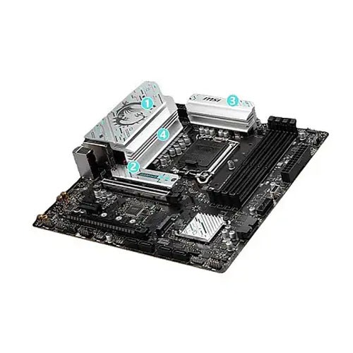 MSI B760M GAMING PLUS WIFI  m ATX Motherboard