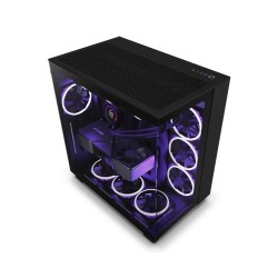 NZXT H9 Flow Dual-Chamber Mid-Tower Airflow Casing black