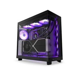 NZXT H6 Flow RGB Compact Dual-chamber ATX Case Black