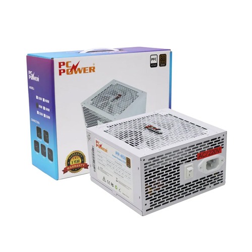 PC Power 400W White 80+ Bronze Power Supply