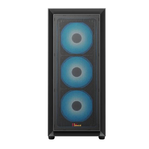 PC Power PP-GS2404V3 BK Crystal Glass V3 ATX Desktop Gaming Casing