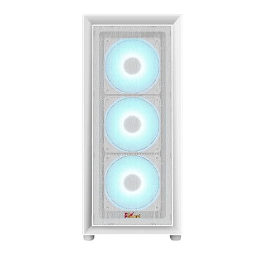 PC Power PP-GS2404V3 Mesh WH Crystal Mesh V3 Desktop Gaming Casing