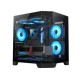 Revenger Air Box Mini 5 ARGB Infinity Fans Mid-Tower Black Gaming Desktop Case 