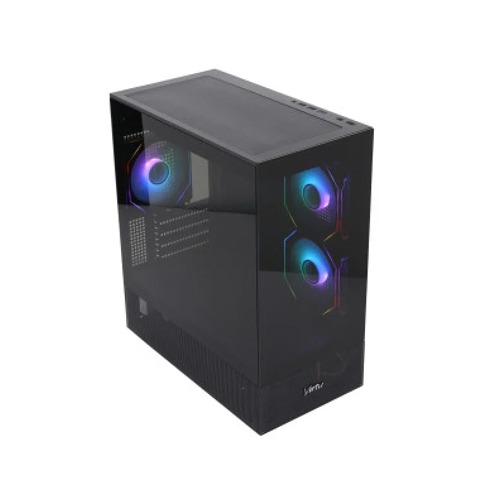 Virtu H50W Black Gold Gaming Casing