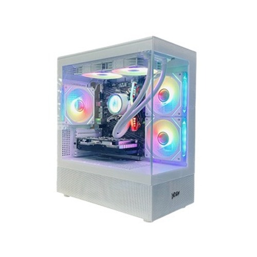 Virtu H50W White Gold Gaming Casing