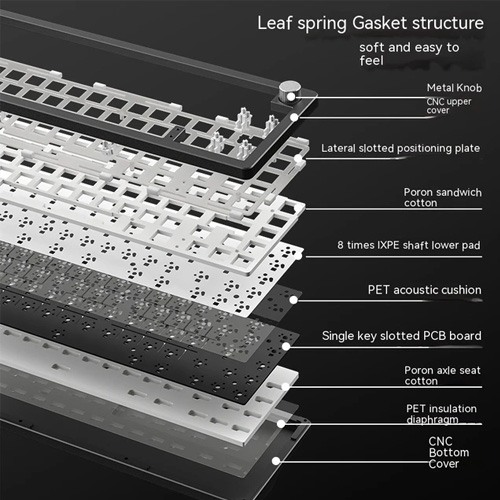 XINMENG A66 Aluminium Alloy Keyboard 