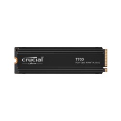 Crucial T700 1TB PCIe Gen5 NVMe M.2 SSD with heatsink