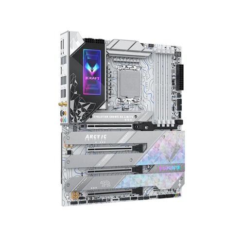 Maxsun iCraft Z890 Arctic (Wi-Fi 7) DDR5 (Intel Core Ultra LGA1851 Socket) White Motherboard 