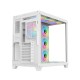 PC POWER ICEBERG V2 GAMING CASE WITH 10 ARGB FAN (WHITE)