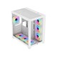 PC POWER ICEBERG V2 GAMING CASE WITH 650W PSU AND 7 ARGB FAN (White)