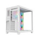 PC POWER ICEBERG V2 GAMING CASE WITH 650W PSU AND 7 ARGB FAN (White)