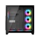 PC POWER ICEBERG V2 GAMING CASE WITH 7 ARGB FAN (Black)