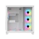 PC POWER ICEBERG V2 GAMING CASE WITH 7 ARGB FAN (White)