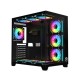 PC POWER ICEBERG V3 GAMING CASE  WITH 10 ARGB (BLACK)