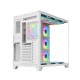 PC POWER ICEBERG V3 GAMING CASE  WITH 10 ARGB (WHITE)